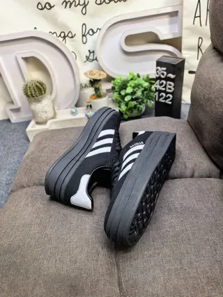 Adidas Gazelle Black and White Lifestyle Sneakers 6