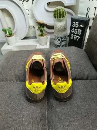 Adidas Gazelle Brown and Yellow Lifestyle Sneakers 8