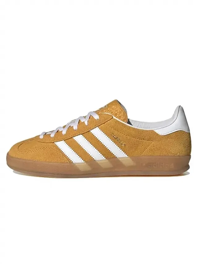 Adidas Gazelle Mustard Yellow Suede Lifestyle Sneakers 5