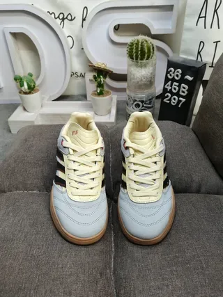 Adidas Gray Beige Low-Top Layered Suede And Textile Upper Lifestyle Sneakers 10