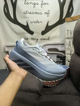 Adidas Gris Marine Semelle de plateforme épaisse Maille et Synthétique sur la tige Sneakers Lifestyle 5