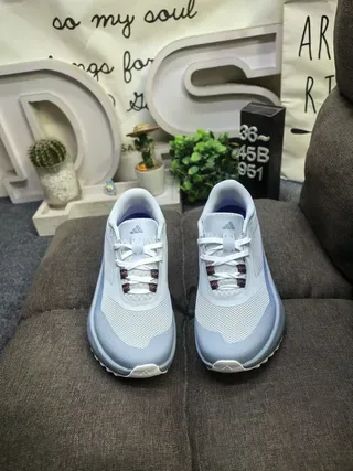 Adidas Gris Marine Semelle de plateforme épaisse Maille et Synthétique sur la tige Sneakers Lifestyle 10