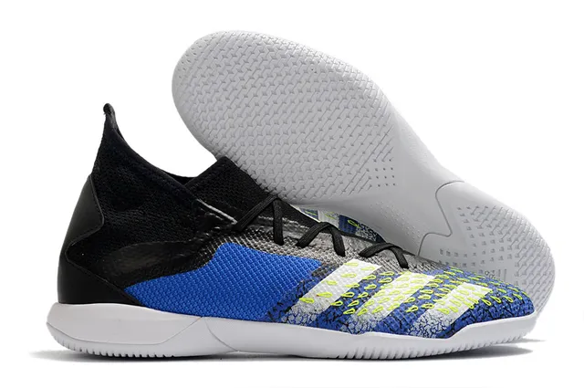Adidas Gris Orange Ajustement Chaussette Col en Maille Tige Synthétique Texturée Chaussures de Football Intérieur 2