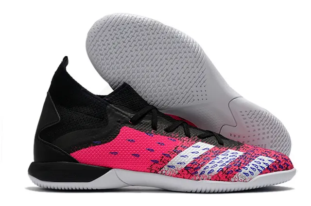 Adidas Gris Orange Ajustement Chaussette Col en Maille Tige Synthétique Texturée Chaussures de Football Intérieur 4