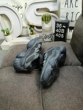 Adidas Chaussures Gris Silhouette Maillage En Couches Et Daim Upper Chunky Sneakers 6