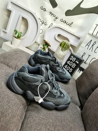 Adidas Chaussures Gris Silhouette Maillage En Couches Et Daim Upper Chunky Sneakers 9