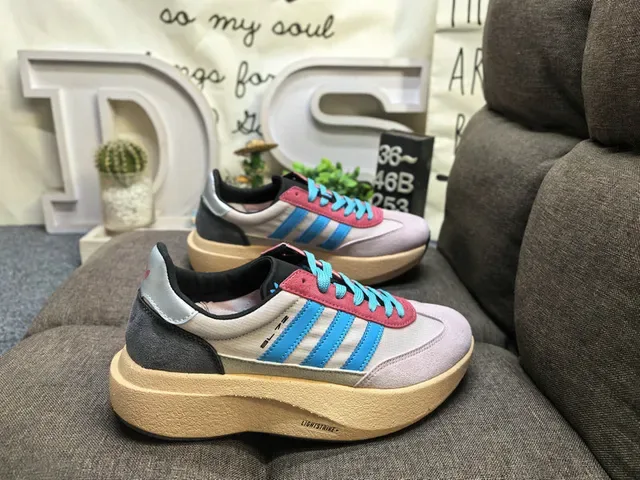 Adidas Gray White Low-Top Platform Sole Lifestyle Sneakers 21