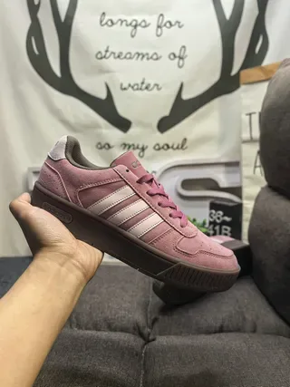 Adidas Gray Yellow Low-Top Three-Stripe Side Panel Lifestyle Sneakers 5
