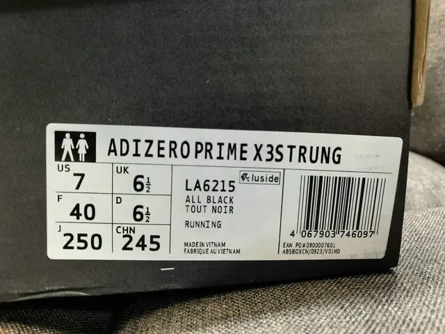 Adidas Lightstrike Pro Black White Engineered Mesh Upper Sculpted Midsole Running Shoes 12