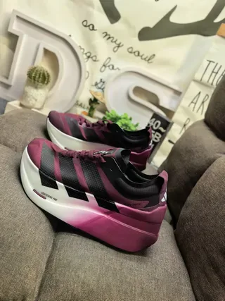 Adidas Lightstrike Pro Black White Engineered Mesh Upper Sculpted Midsole Running Shoes 17