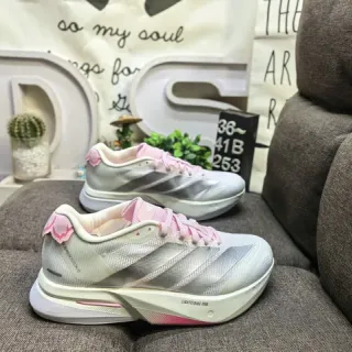 Adidas Lightstrike Pro Silver and Pink Lifestyle Sneakers