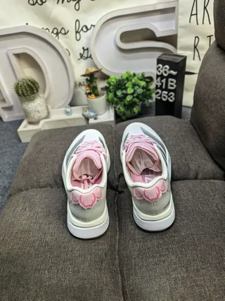 Adidas Lightstrike Pro Silver and Pink Lifestyle Sneakers 8