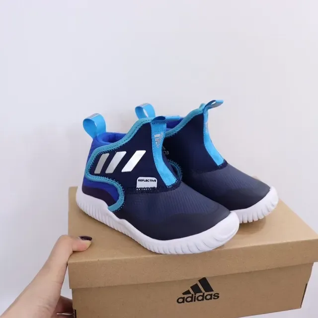 Adidas Navy Blue Slip-On Sock-Fit Lifestyle Sneakers 8
