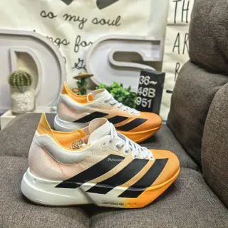 Adidas Chaussures de Running Orange Noir avec Upper en Malla Engineered Sculpted Lightstrike Pro Midsole