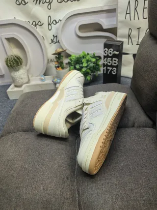 Adidas Pink Brown Low-Top Suede-Textile Upper Lifestyle Sneakers 6