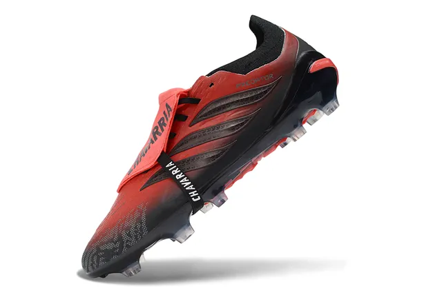 Adidas Predator Chavarría Red Black Firm-Ground Chaussures de football 3
