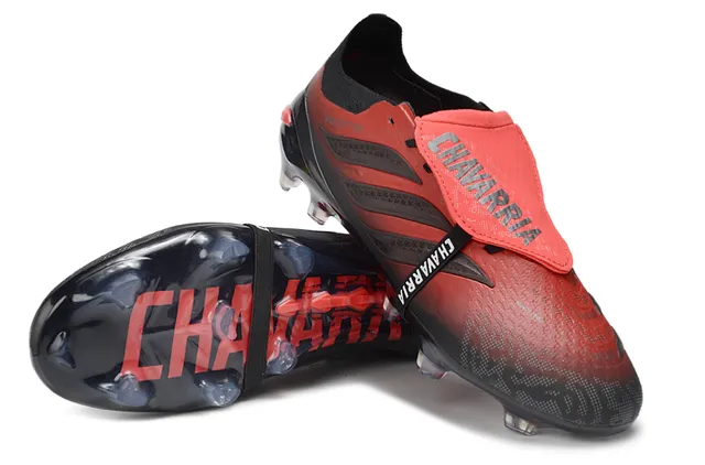 Adidas Predator Chavarría Red Black Firm-Ground Chaussures de football 4