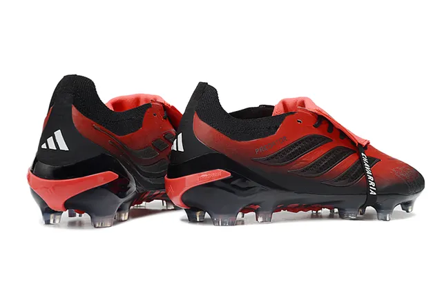 Adidas Predator Chavarría Red Black Firm-Ground Chaussures de football 5