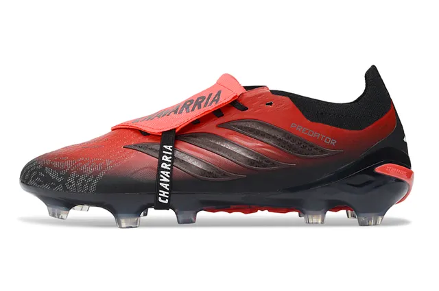 Adidas Predator Chavarría Red Black Firm-Ground Chaussures de football 7
