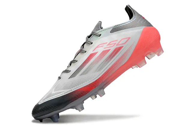 Adidas Red Black Low-Cut Synthetic Upper Translucent TPU Stud System Firm-Ground Soccer Shoes 3