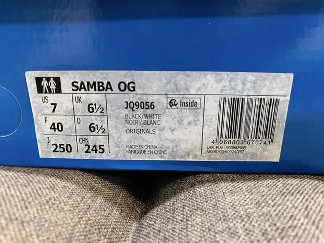 Adidas Samba Black and White Lifestyle Sneakers 2