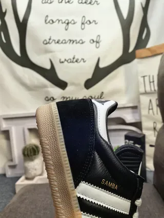 Adidas Samba Black and White Lifestyle Sneakers 3