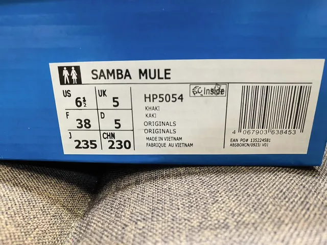Adidas Samba Lace-Up Mule Beige and Off-White Casual Loafers 2