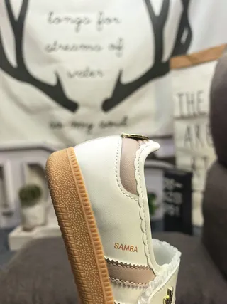 Adidas Samba Laceless Mary Jane Strap Lifestyle Sneakers 13