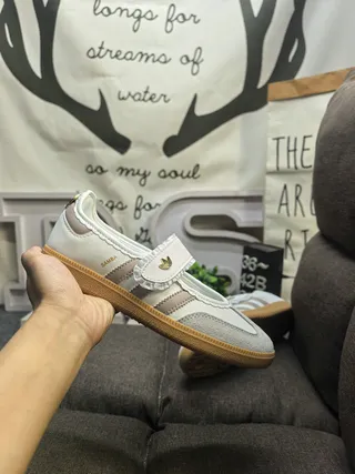 Adidas Samba Laceless Mary Jane Strap Lifestyle Sneakers 15