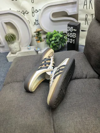 Adidas Samba Leopard-Print Slip-On Lifestyle Sneakers 6