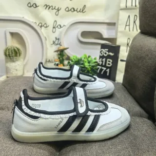 Adidas Samba Mary Jane Laceless White Black Lifestyle Sneakers
