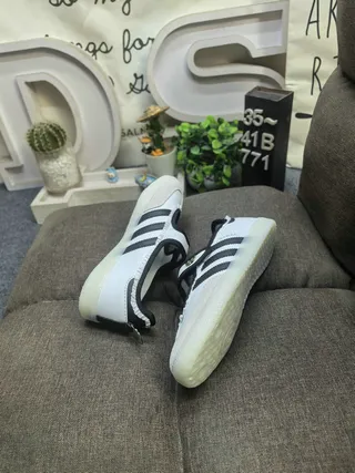 Adidas Samba Mary Jane Laceless White Black Lifestyle Sneakers 6