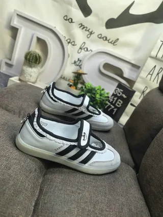 Adidas Samba Mary Jane Laceless White Black Lifestyle Sneakers 9