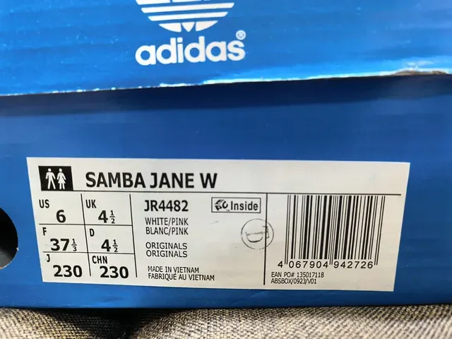 Adidas Samba Off-White Black Gum लाइफस्टाइल स्नीकर 12