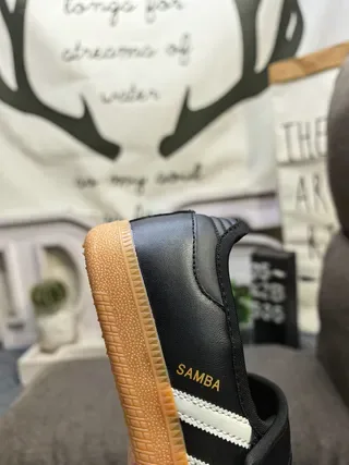Adidas Samba Off-White Black Gum लाइफस्टाइल स्नीकर 23