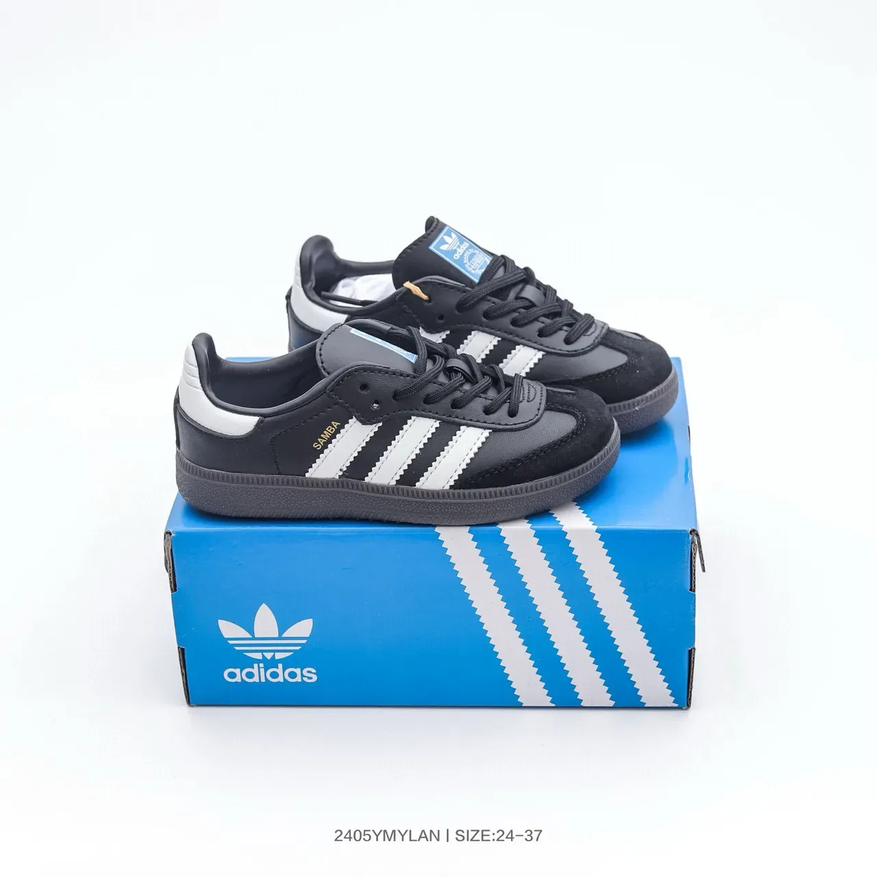 Adidas Samba OG Black White Gum Lifestyle Sneakers 4