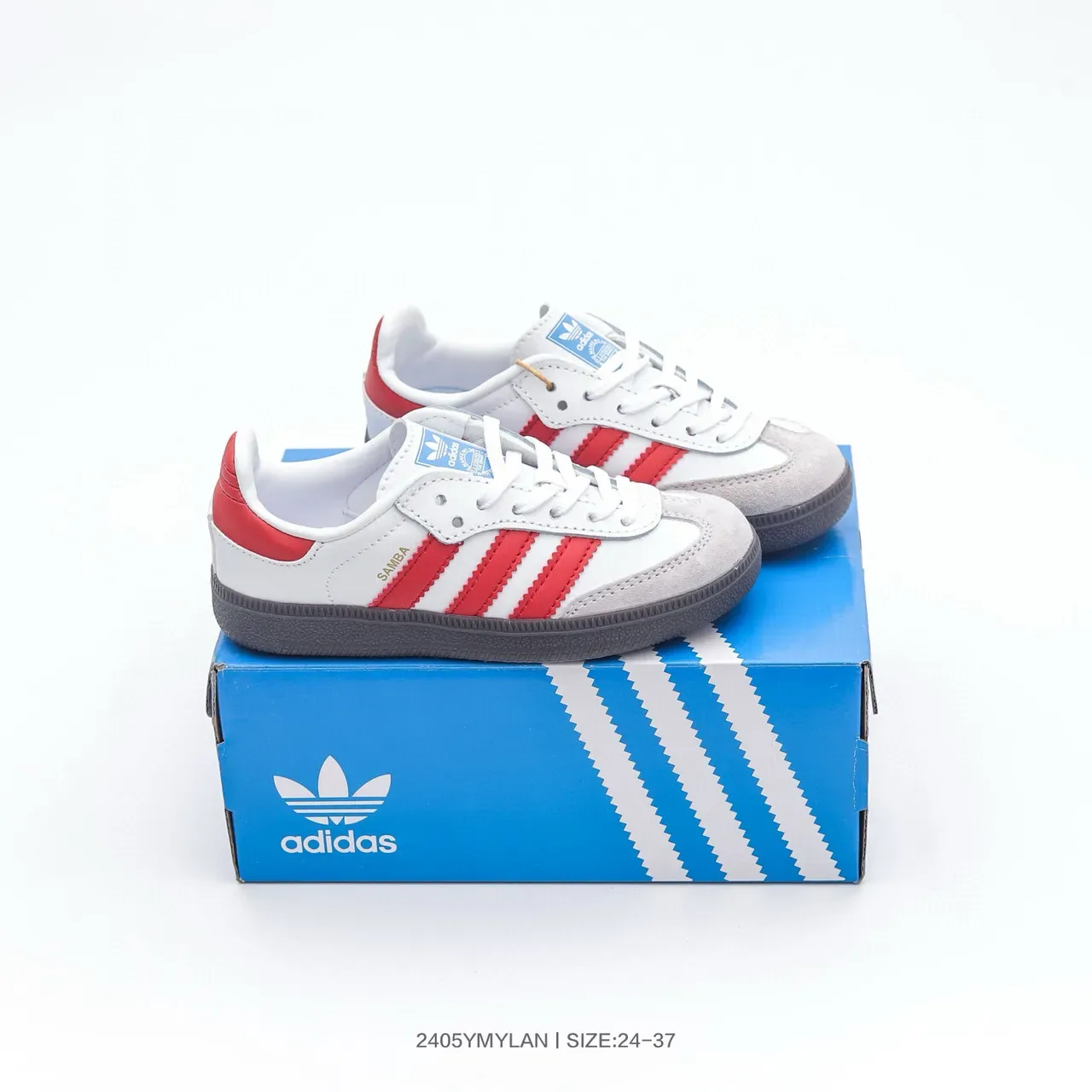 Adidas Samba OG Black White Gum Lifestyle Sneakers 8