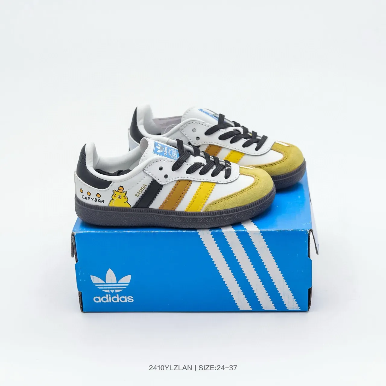 Adidas Samba OG Black White Gum Lifestyle Sneakers 13