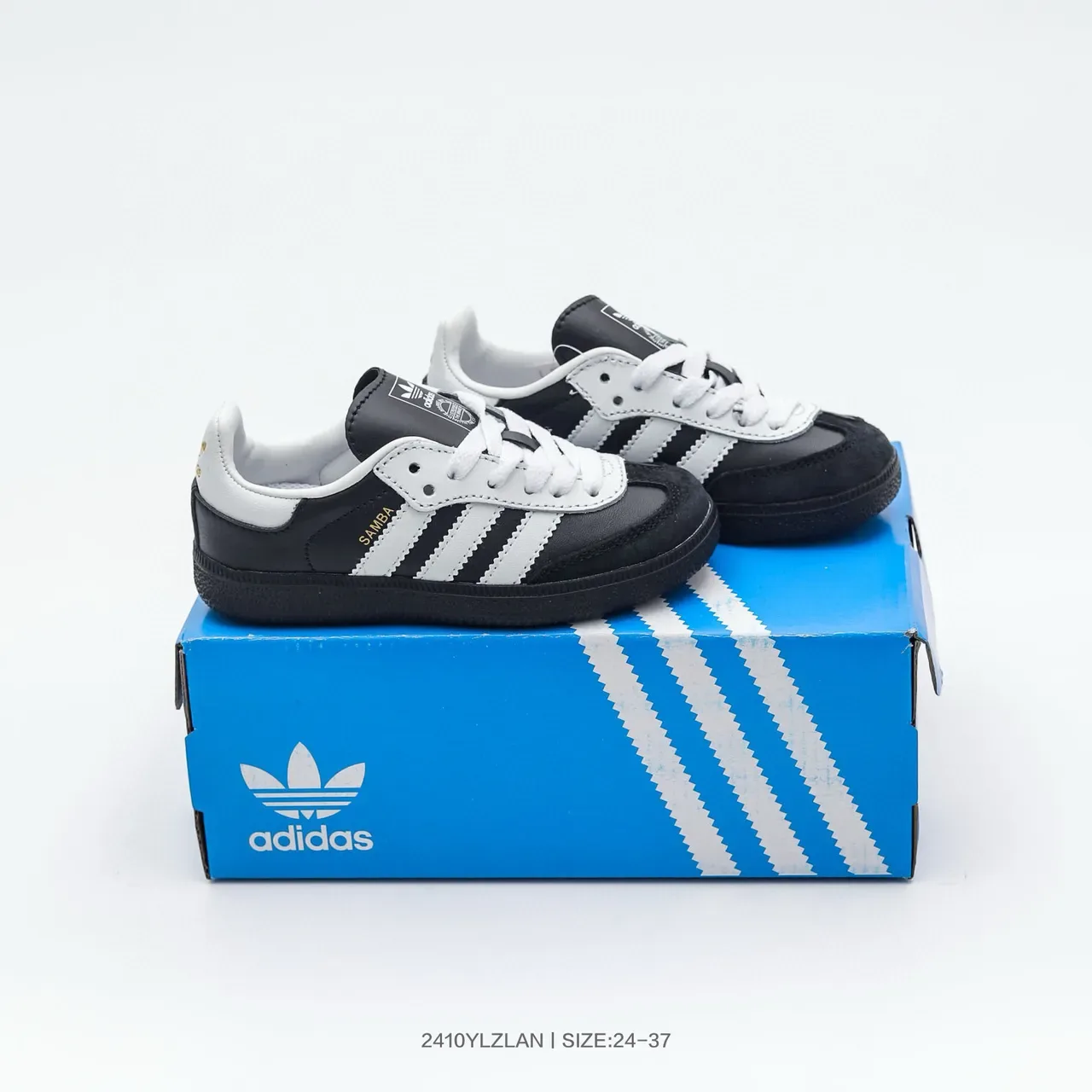 Adidas Samba OG Black White Gum Lifestyle Sneakers 16