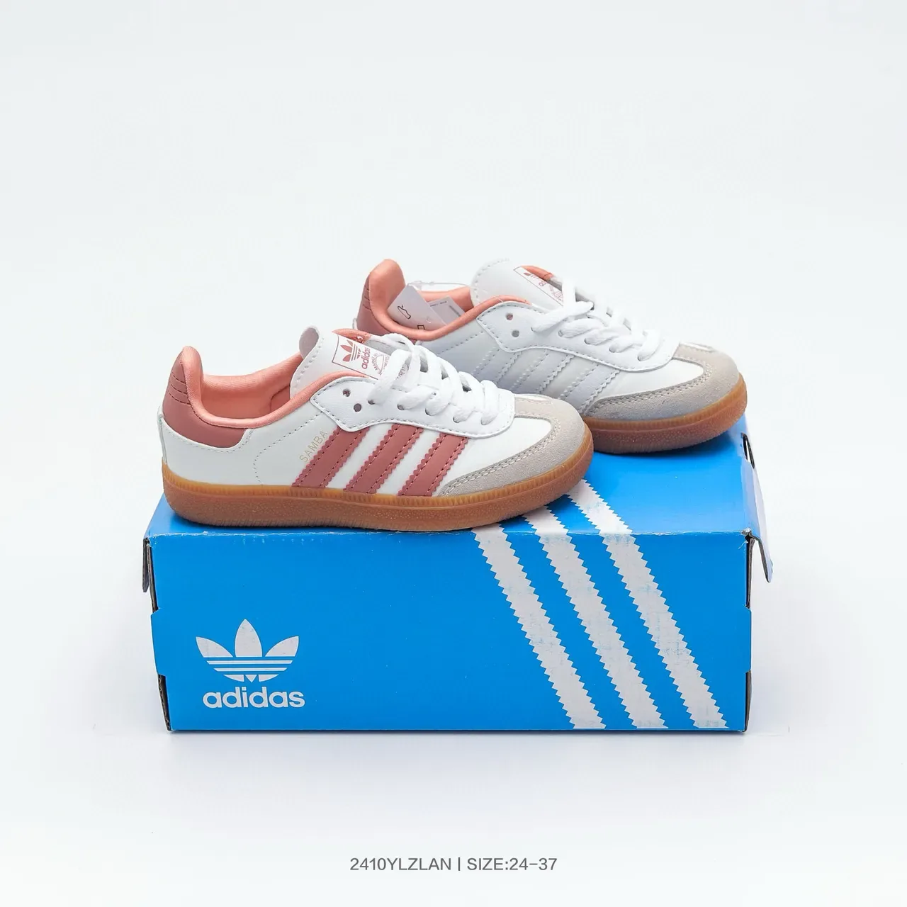 Adidas Samba OG Black White Gum Lifestyle Sneakers 21