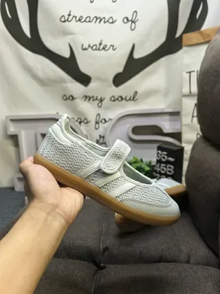 Adidas Samba OG Mint Green Laceless Lifestyle Sneakers 5