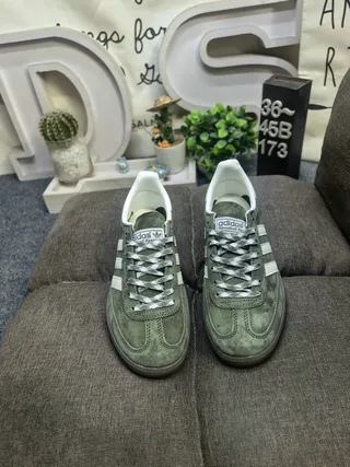 Adidas Samba OG Olive Green Suede Lifestyle Sneakers 10