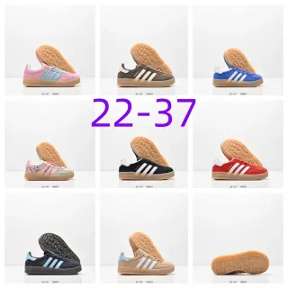 Adidas Samba OG Pink Light Blue Stripes Lifestyle Sneakers