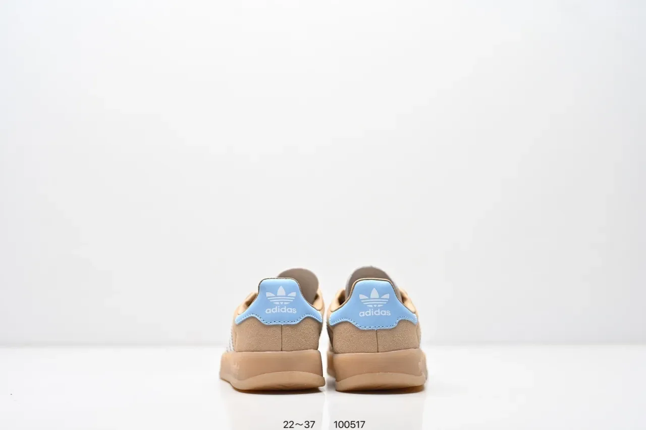 Adidas Samba OG Tênis Lifestyle Rosa e Azul Claro com Listras 7