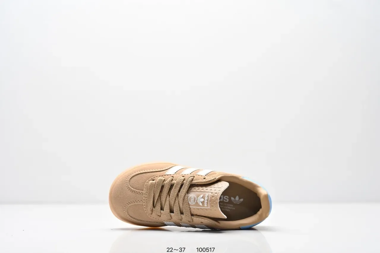Adidas Samba OG Tênis Lifestyle Rosa e Azul Claro com Listras 9