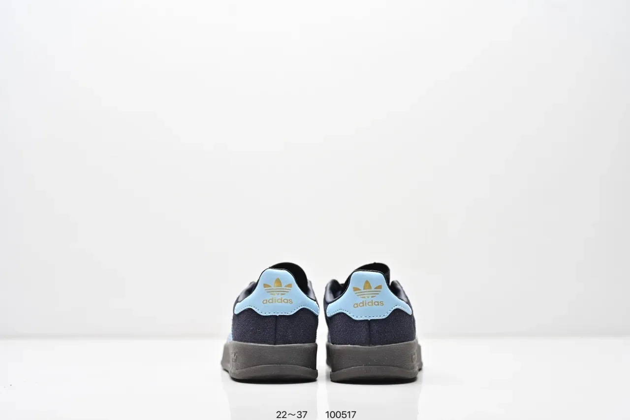 Adidas Samba OG Tênis Lifestyle Rosa e Azul Claro com Listras 16
