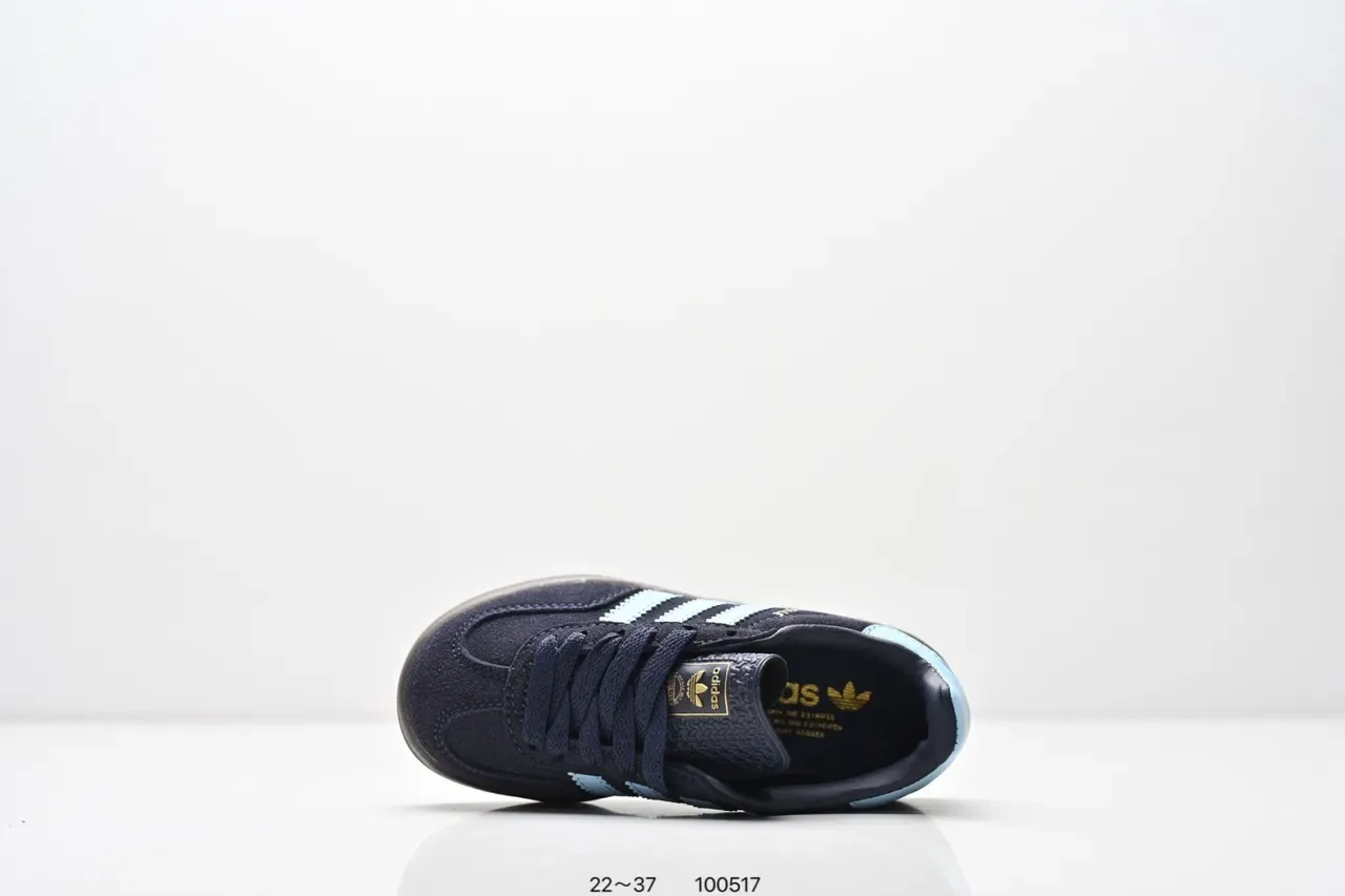 Adidas Samba OG Tênis Lifestyle Rosa e Azul Claro com Listras 19