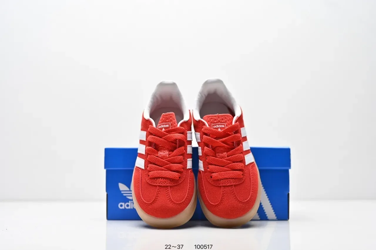 Adidas Samba OG Tênis Lifestyle Rosa e Azul Claro com Listras 22