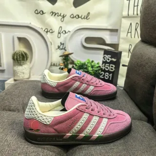 Adidas Samba OG Pink Suede Lifestyle Sneakers
