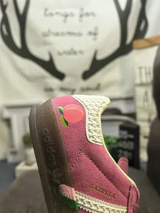 Adidas Samba OG Pink Suede Lifestyle Sneakers 3